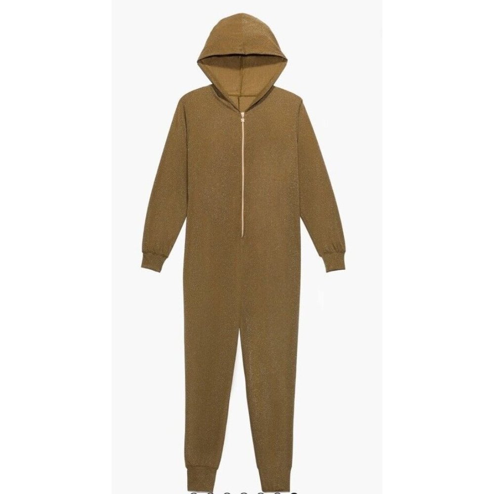 Savage X Fenty Olive Green Hooded  Loungewear Jumpsuit 3XL. BNWT